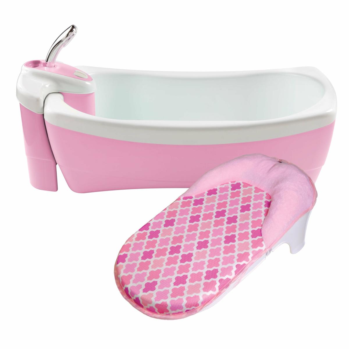 Bath |   Lil Luxuries Whirlpool, Bubbling Spa & Shower – Pink Checkers Bath Bath