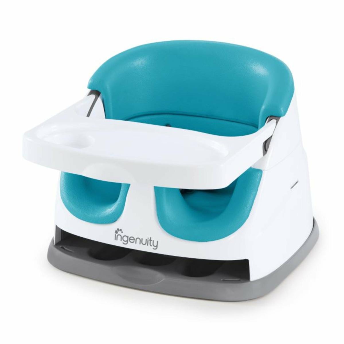 Booster Seats |   Baby Base 2-In-1 Booster Feeding And Floor Seat, Peacock Blue Booster Seats Booster Seats