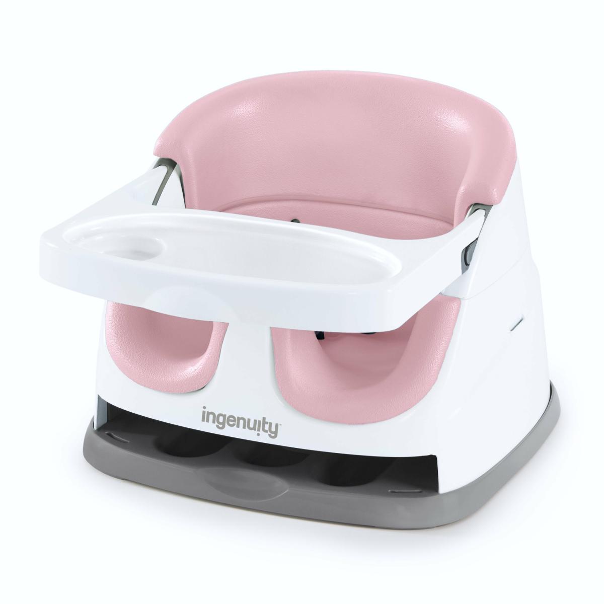 Booster Seats |   Baby Base 2-In-1 Booster Feeding And Floor Seat, Peony Booster Seats Booster Seats