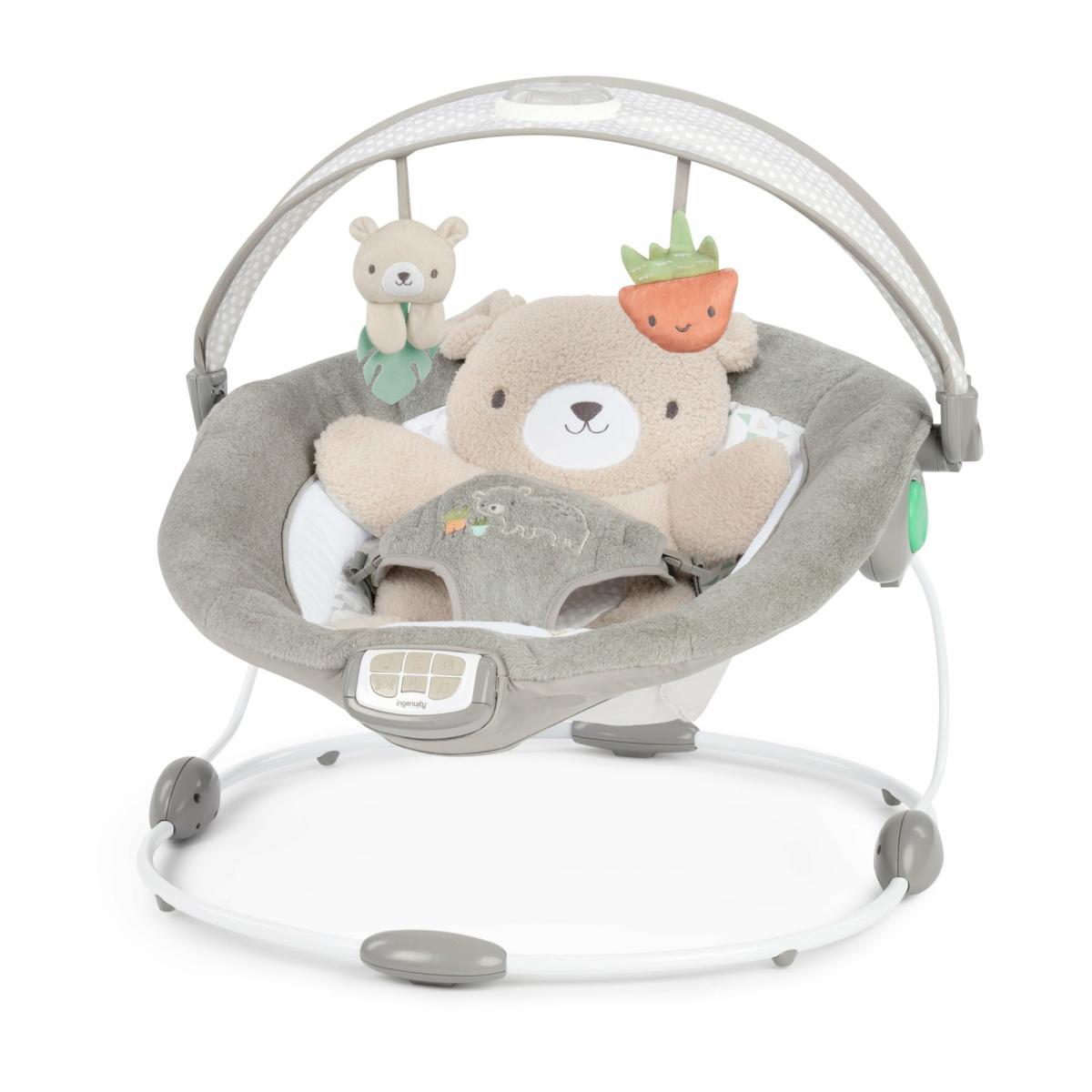 Bouncers & Rockers |   Inlighten Baby Bouncer Seat With Light Up Toy Bar, Nate Bouncers & Rockers Bouncers & Rockers