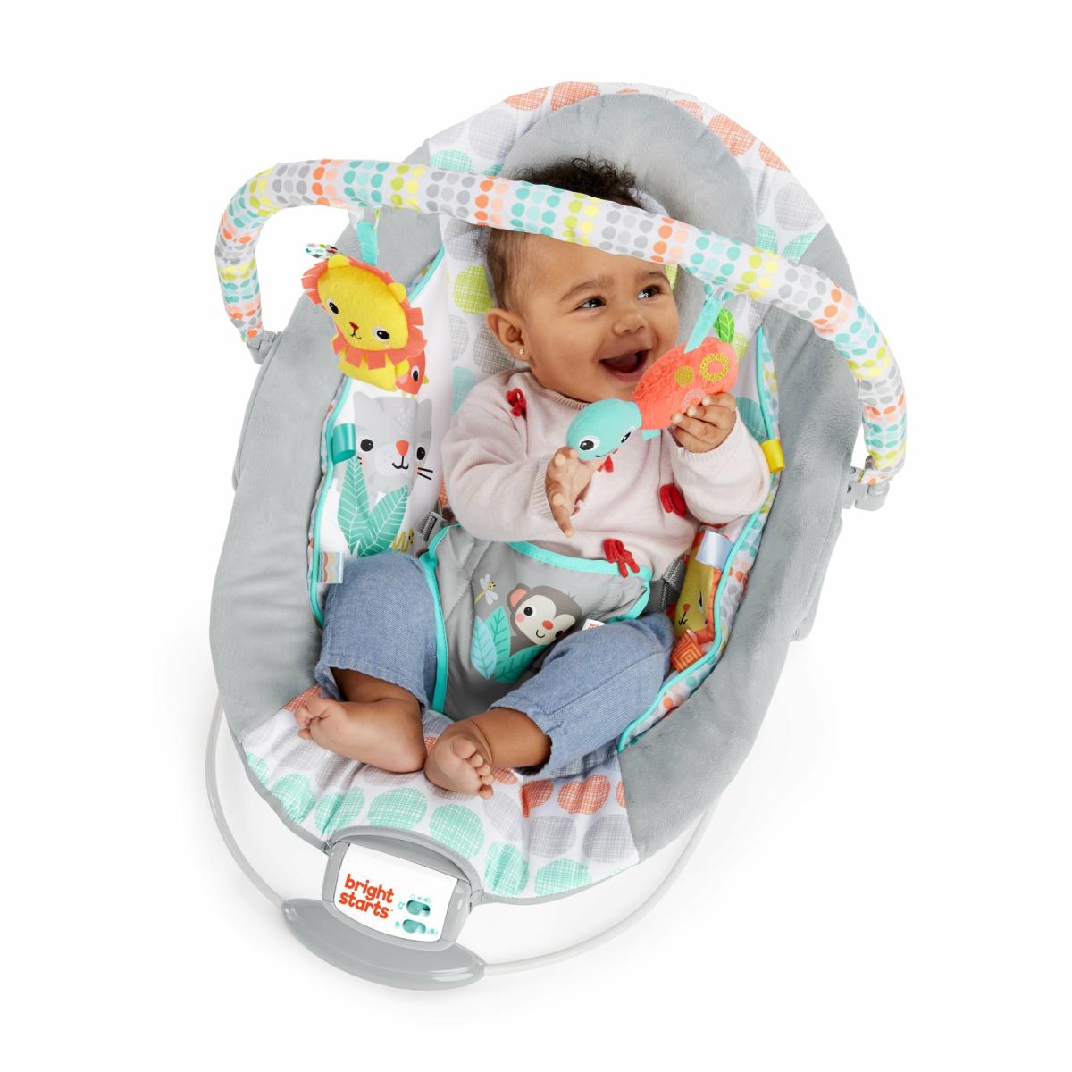 Bouncers & Rockers |   Whimsical Wild Comfy Bouncer Seat With Soothing Vibration And Melodies Bouncers & Rockers Bouncers & Rockers