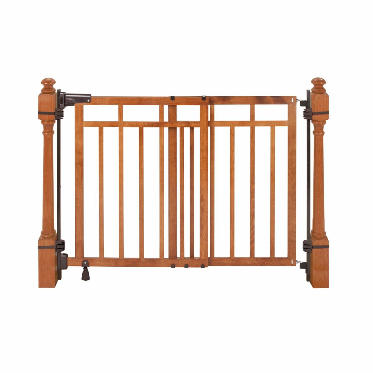 Gates |   The Stairway+ 48W Series Pet And Baby Gate, Openings 32″-48″ Wide, 33″Tall – Oak Gates Gates