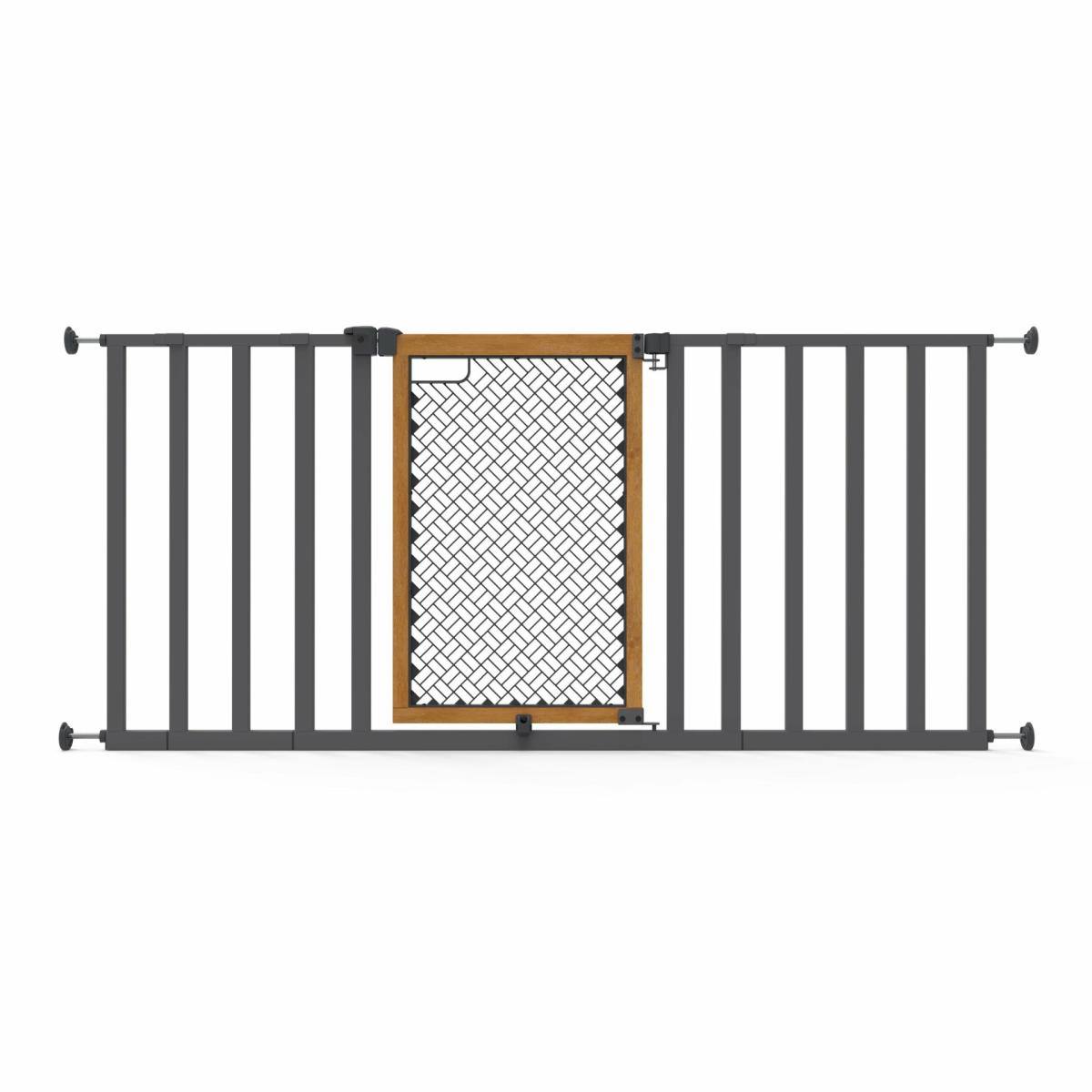 Gates |   The Thruway 60Xw Series Extra Wide Safety Pet And Baby Gate, 30″-60″ Wide, 26″ Tall  Honey Oak Gates Gates