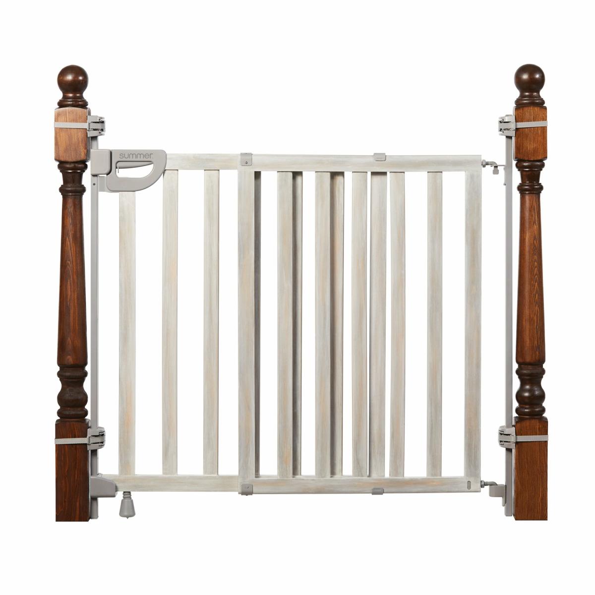 Gates |   Wood Banister & Stair Pet And Baby Gate, Openings 33- 46 Wide Gates Gates