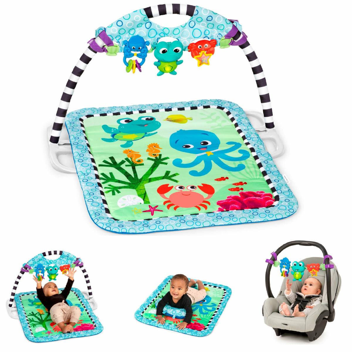 Play Gyms & Mats |   Neptune’s Discovery Reef Baby Tummy Time Activity Gym Toy Bar Play Gyms & Mats Play Gyms & Mats