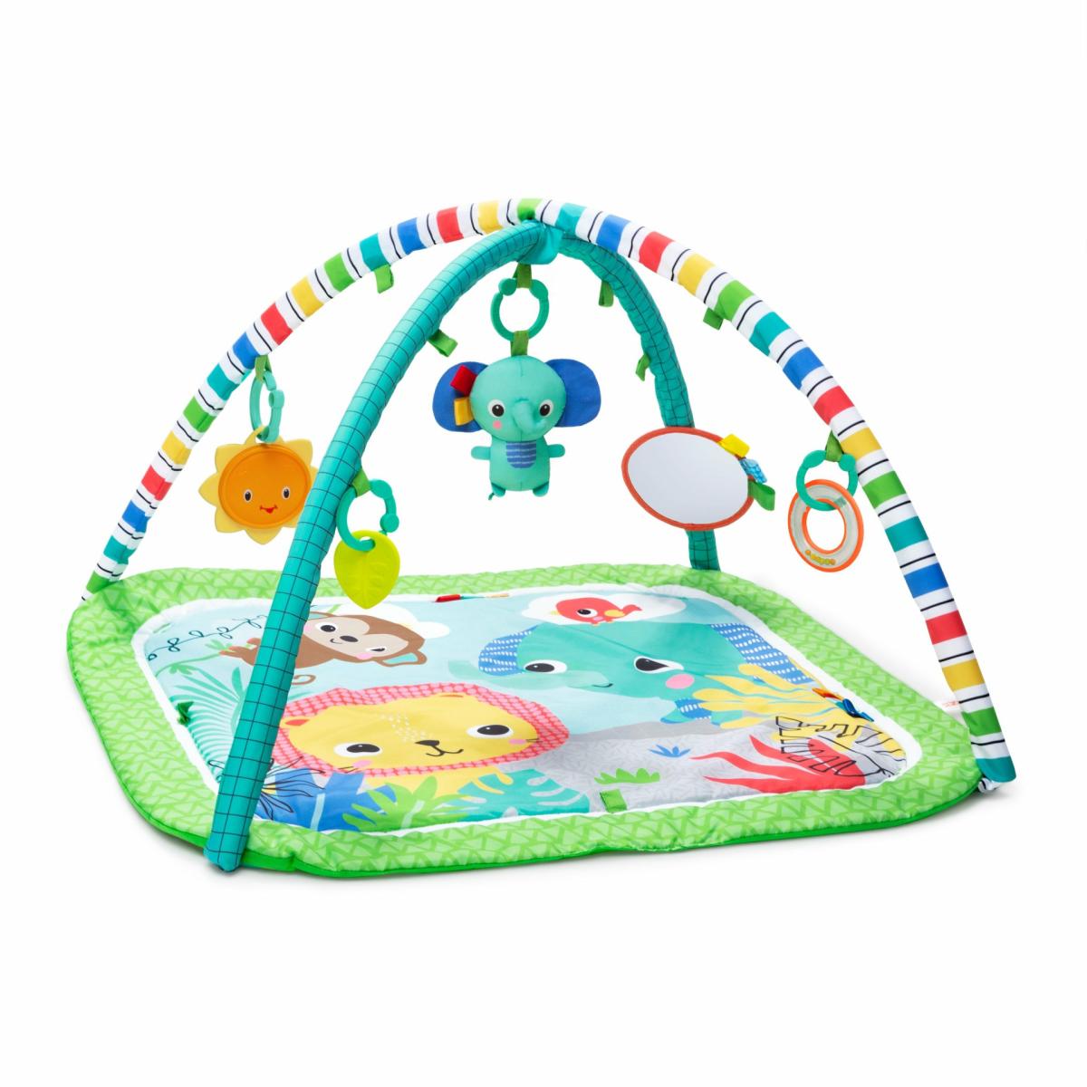 Play Gyms & Mats |   Wild Wiggles Baby Activity Gym & Machine-Washable Play Mat, Green Play Gyms & Mats Play Gyms & Mats