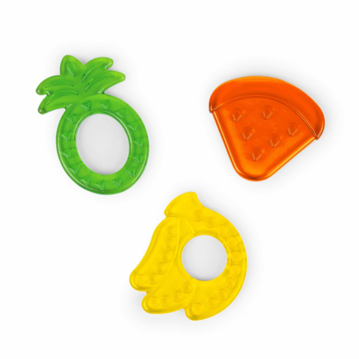 Soothers |   Juicy Chews 3-Pack Textured Teethers – Watermelon, Pineapple, Banana Nursery Soothers