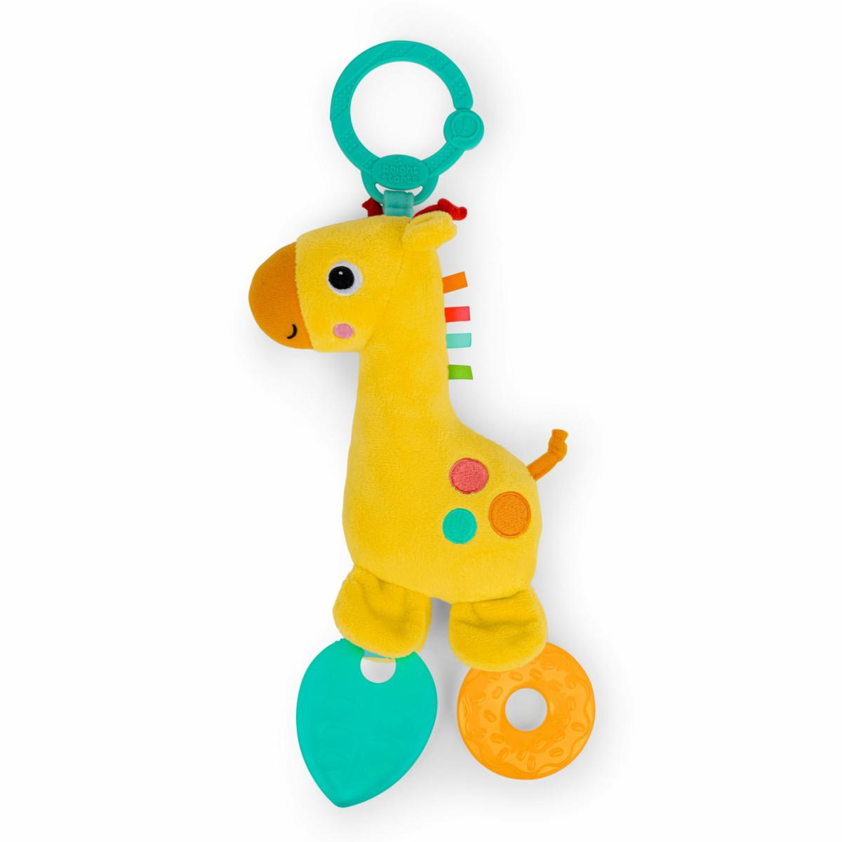 Soothers |   Safari Soother Rattle & Teether Toy – Giraffe Nursery Soothers