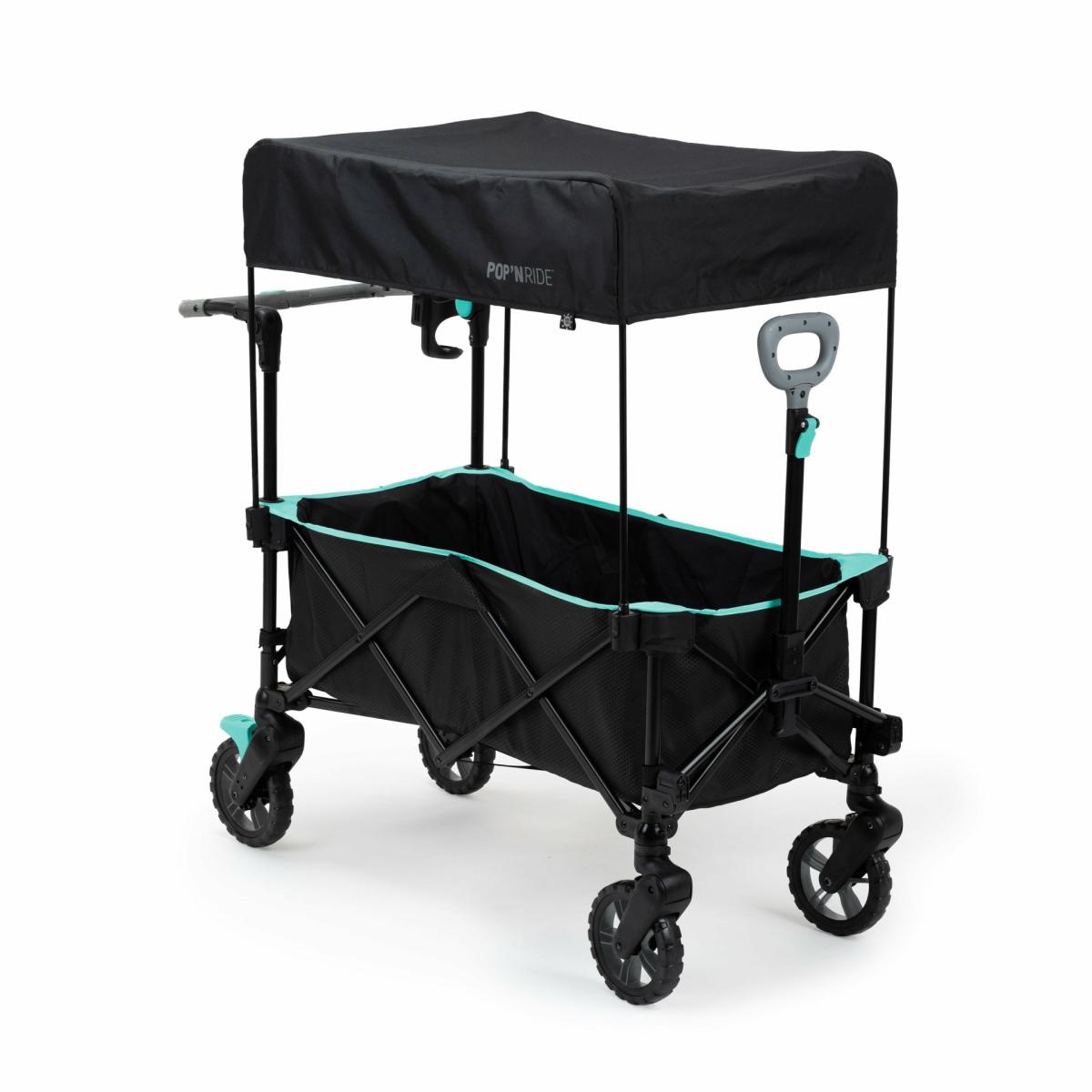 Strollers |   Summer By Pop ‘N Ride Stroller Wagon – Black & Teal Gear & Mealtime Strollers