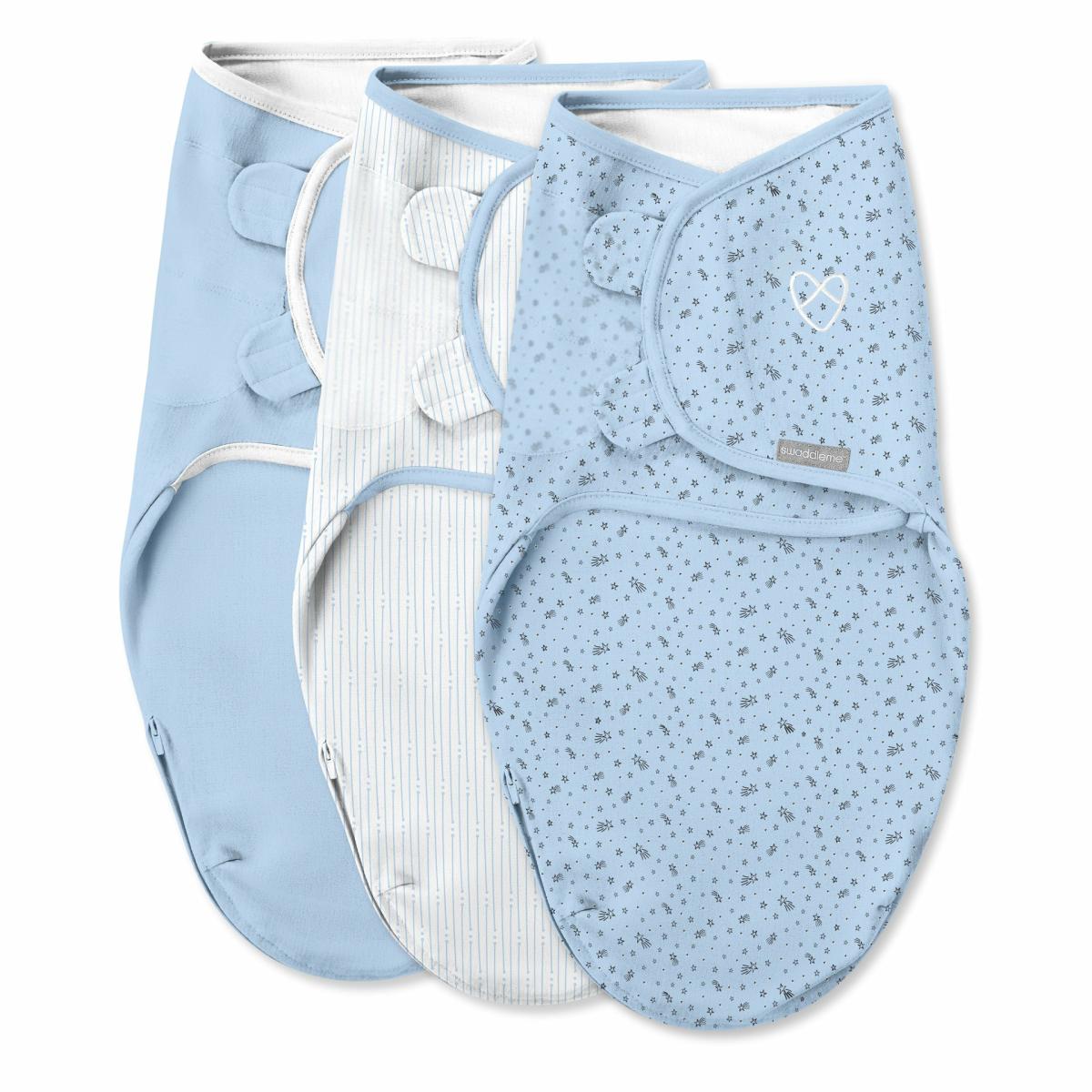 Swaddles |   Easy Change Swaddle, Size Sm, 0-3 Months, 3Pk (Shooting Stars) Nursery Swaddles