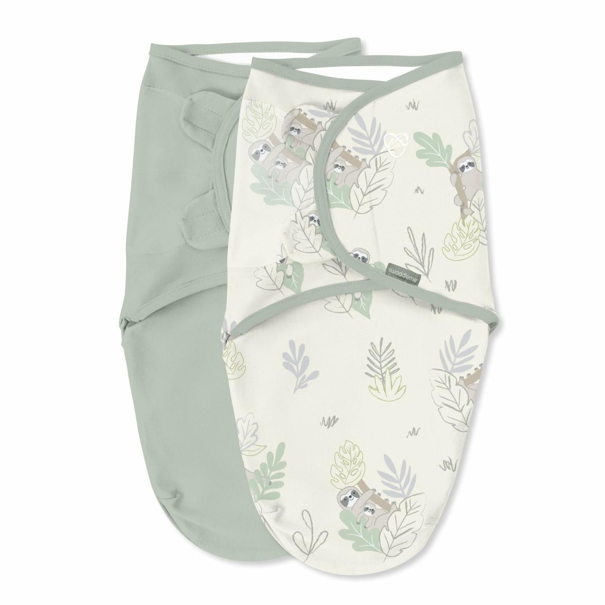 Swaddles |   Original Swaddle, Size 0-3 Months, 2-Pack – Peekaboo Sloth Nursery Swaddles