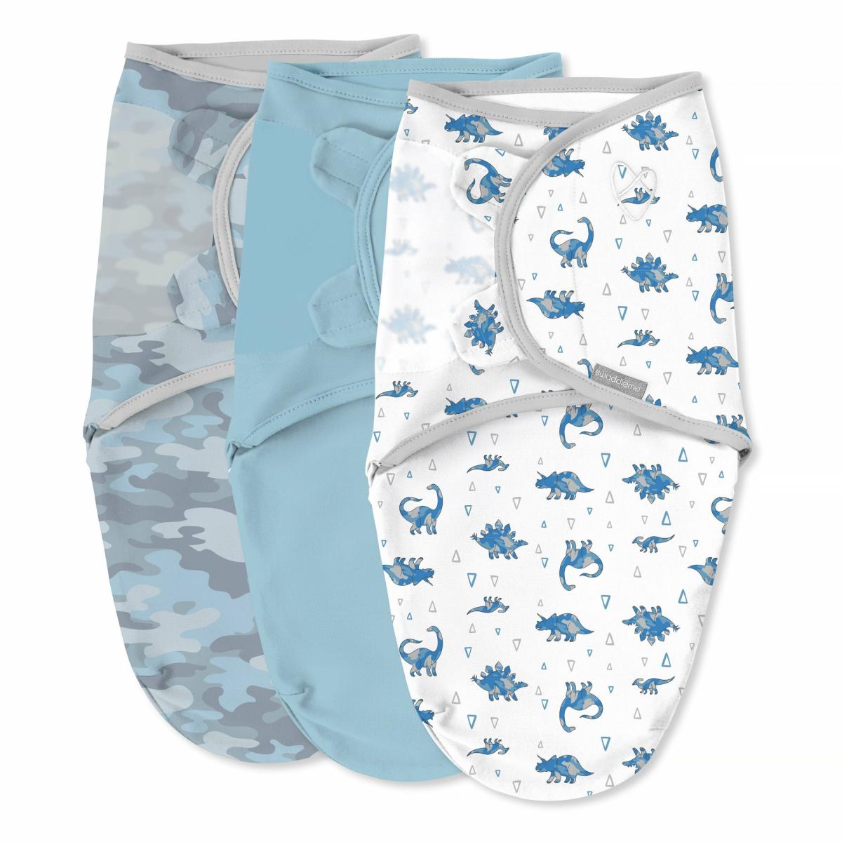 Swaddles |   Original Swaddle, Size Sm, 0-3 Months, 3Pk (Dino Mite) Nursery Swaddles