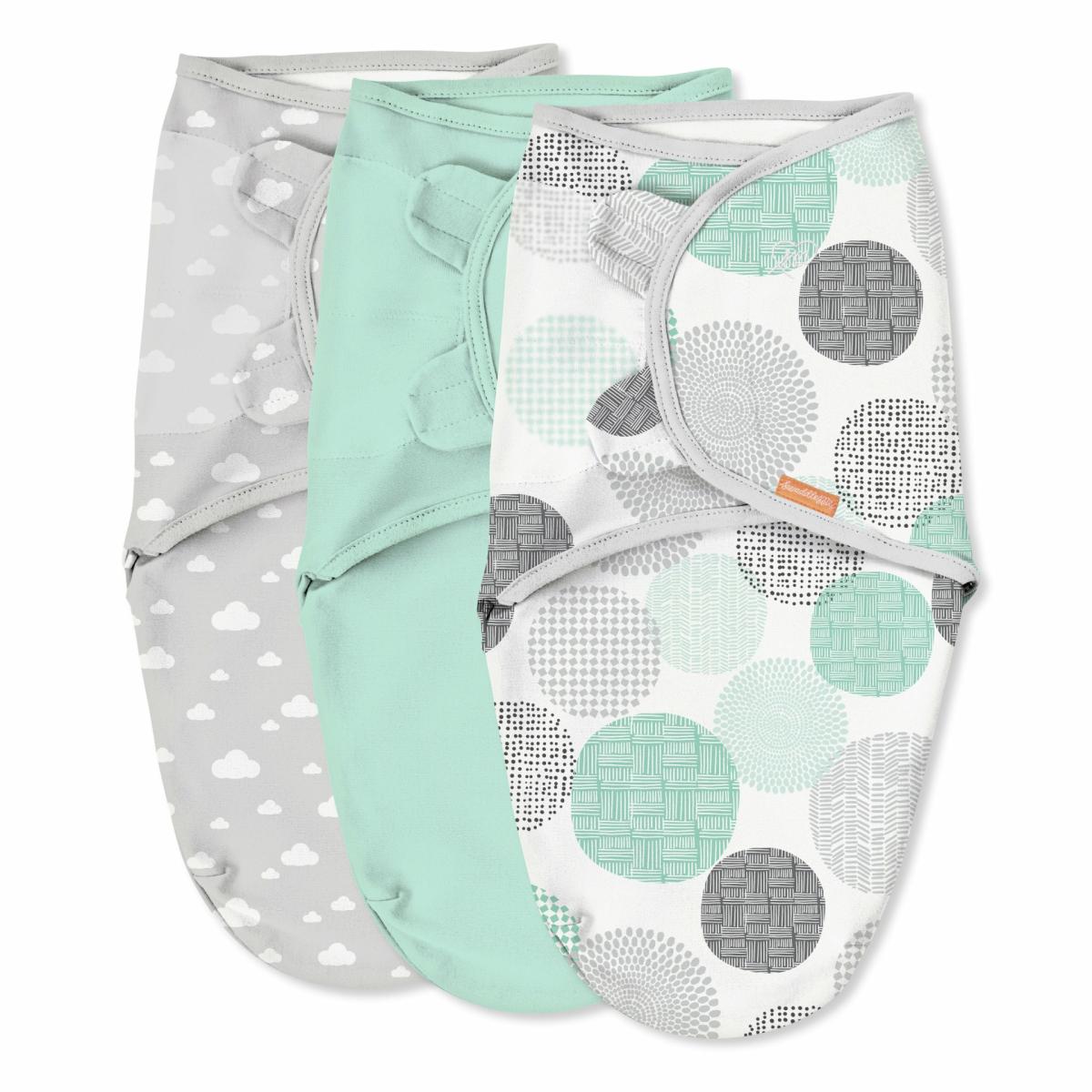 Swaddles |   Original Swaddle, Size Sm, 0-3 Months, 3Pk (Floating Geo) Nursery Swaddles