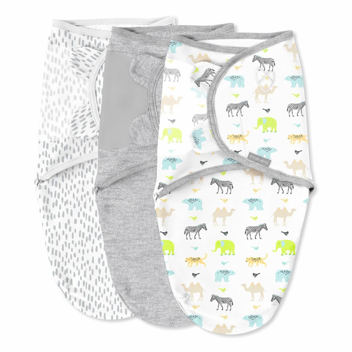 Swaddles |   Original Swaddle, Size Sm, 0-3 Months, 3Pk (Wild One) Nursery Swaddles