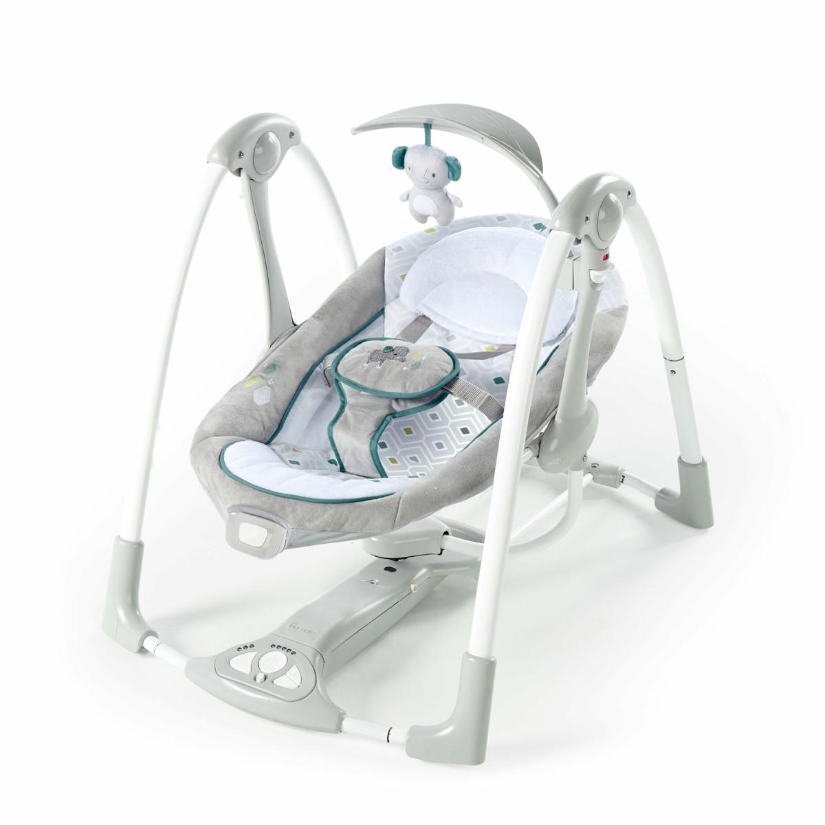 Swings |   Convertme 2-In-1 Compact Portable Baby Swing 2 Infant Seat, Nash Nursery Swings