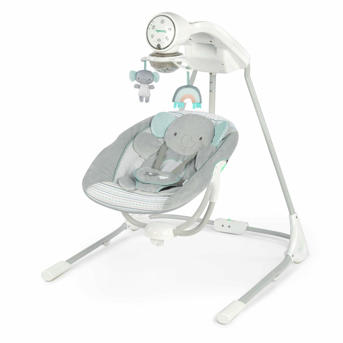 Swings |   Inlighten Soothing Swing – Van The Elephant Nursery Swings