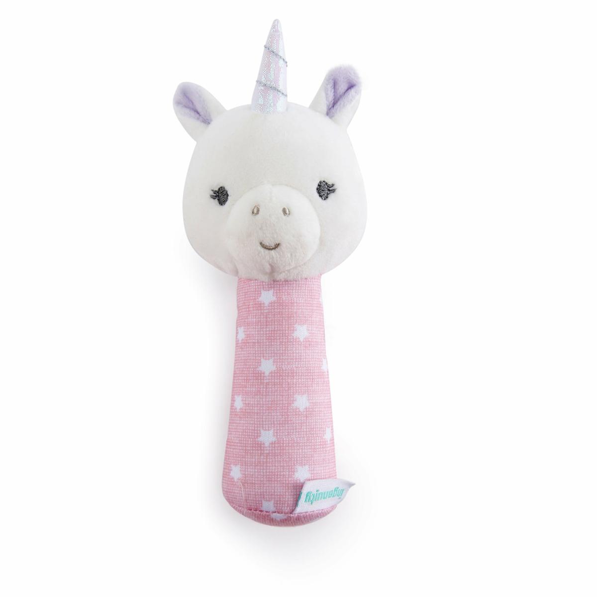 Toys |   Premium Soft Plush Handheld Rattle, Shimmy The Unicorn Toys Toys