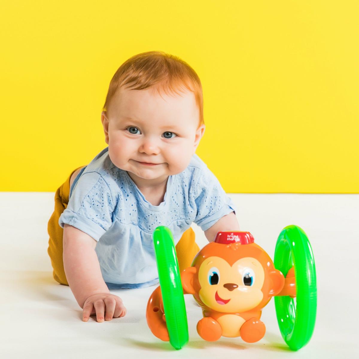 Toys |   Roll & Glow Monkey Toy With Lights And Melodies Toys Toys