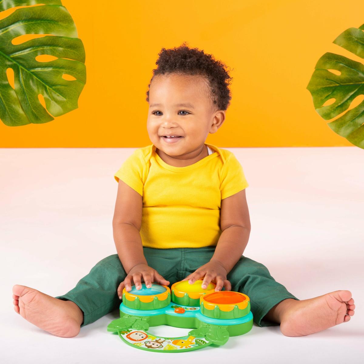 Toys |   Safari Beats Musical Drum Toy With Lights Toys Toys